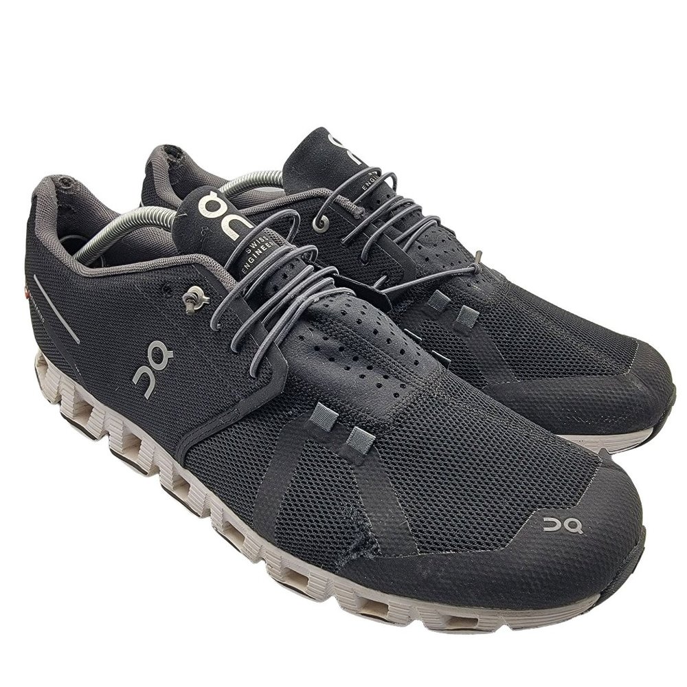 On Cloud Running Swiss Engineering Mens 12 Black Athletic Outdoor Shoes